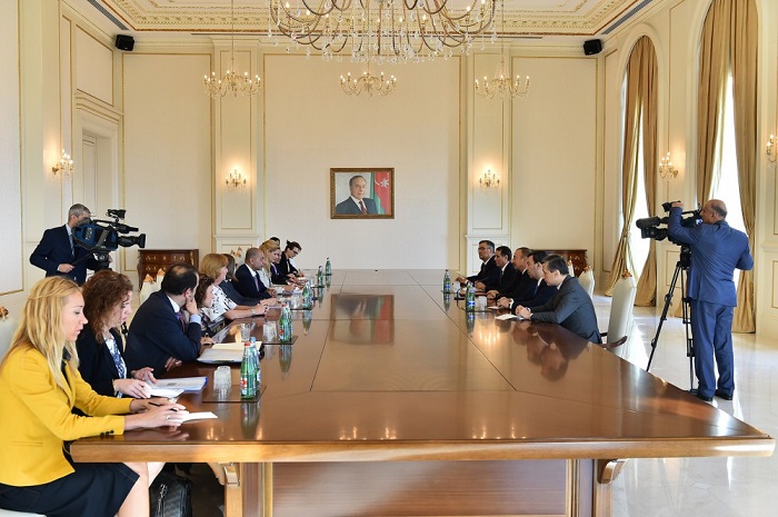 Aliyev received delegation of EU-Azerbaijan Parliamentary Cooperation Committee